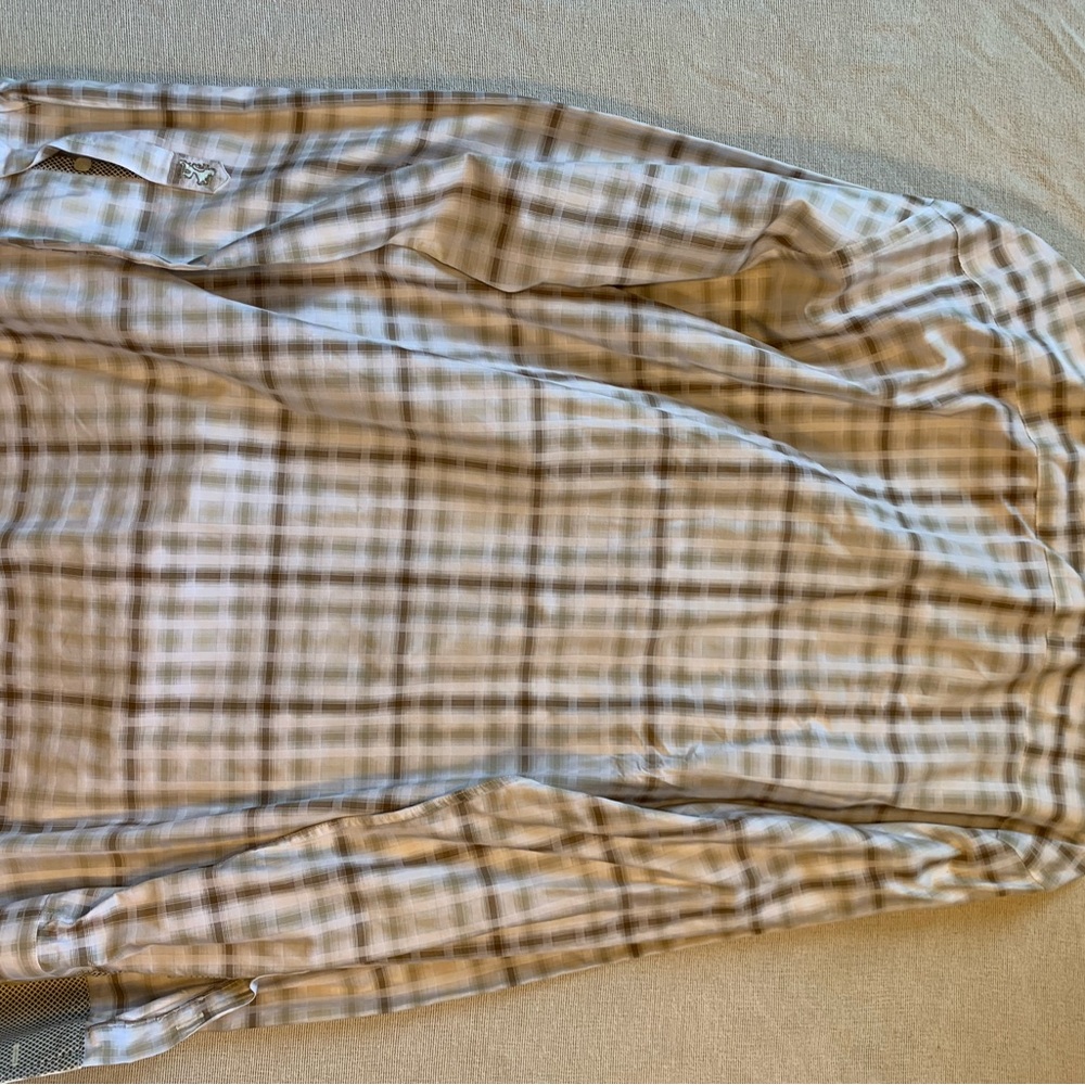 Bugatchi Brown Checkered Gingham Button Down - image 4